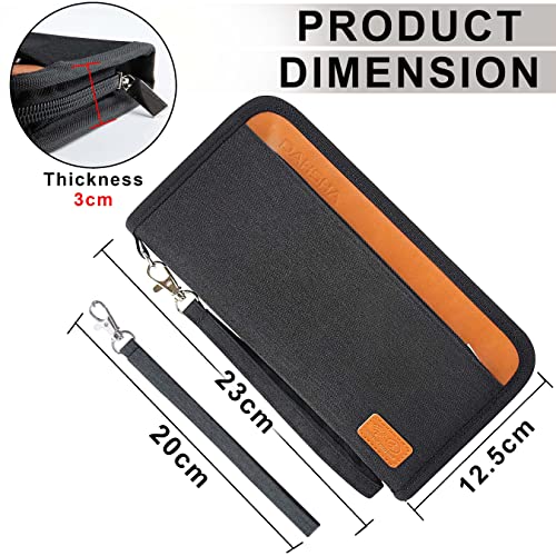 DAHSHA Unisex Nylon RFID Travel