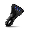 Dyazo 12 W 3 Port USB Car Charger Adapter with Smart ic Compatible f…
