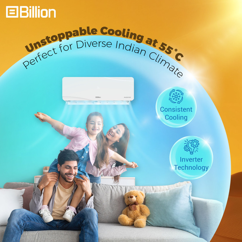 Billion 2026 Model 0.95 Ton 3 Star Split Inverter 5-in-1 Converti - Image 4