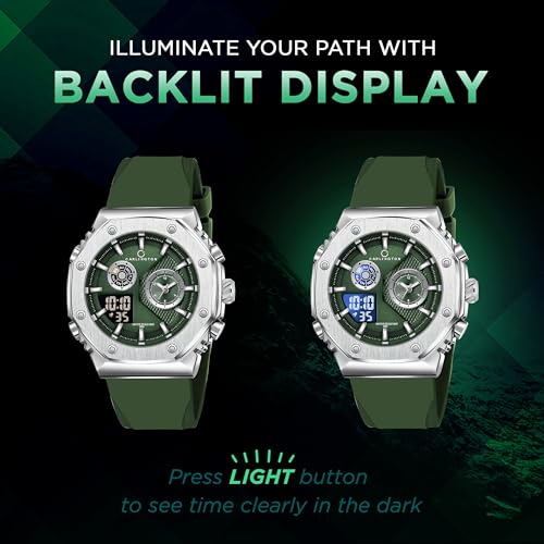 Carlington Analog Digital Sports Watch
