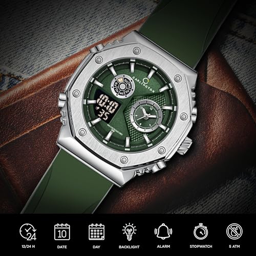 Carlington Analog Digital Sports Watch