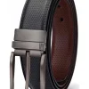 AEROPOSTALE Men Casual Brown Genuine Leather Reversible Belt - Image 8