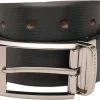 AEROPOSTALE Men Casual Brown Genuine Leather Reversible Belt - Image 9