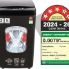 Midea 7.5 kg Fully Automatic Top Load Black (MWMTL075FP0PNMB) - Image 2
