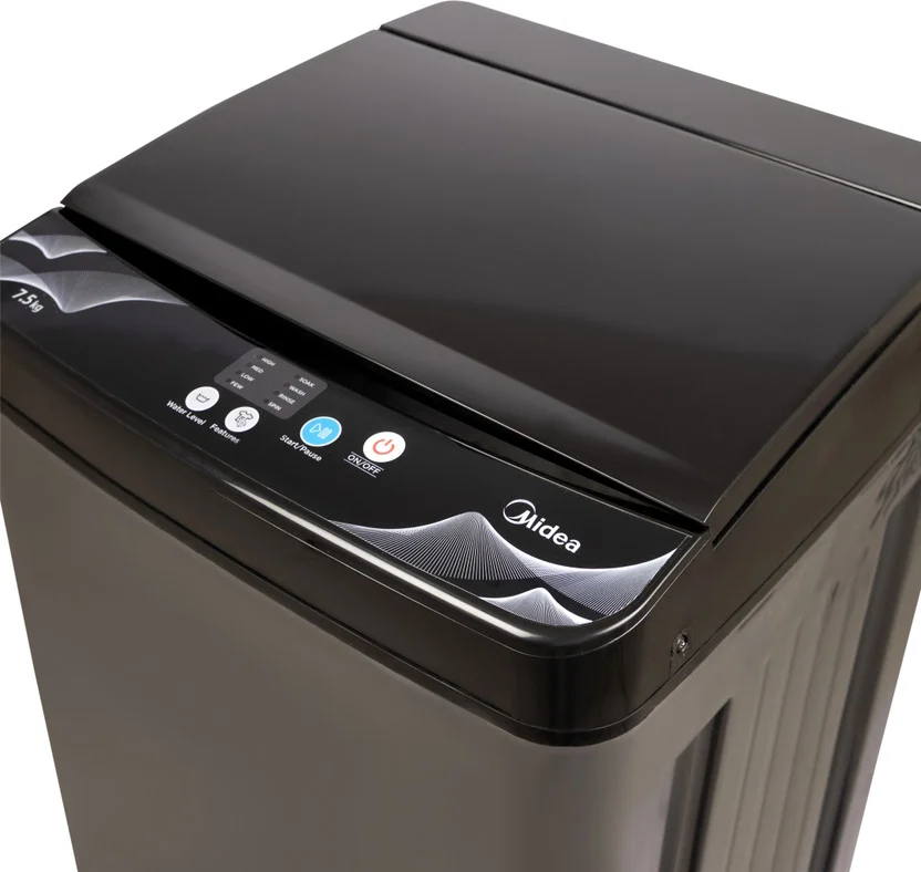 Midea 7.5 kg Fully Automatic Top Load Black (MWMTL075FP0PNMB) - Image 4