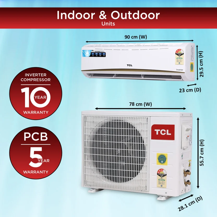 TCL 2026 Model 1.5 Ton 3 Star Split Inverter 7 Step Convertible w - Image 3