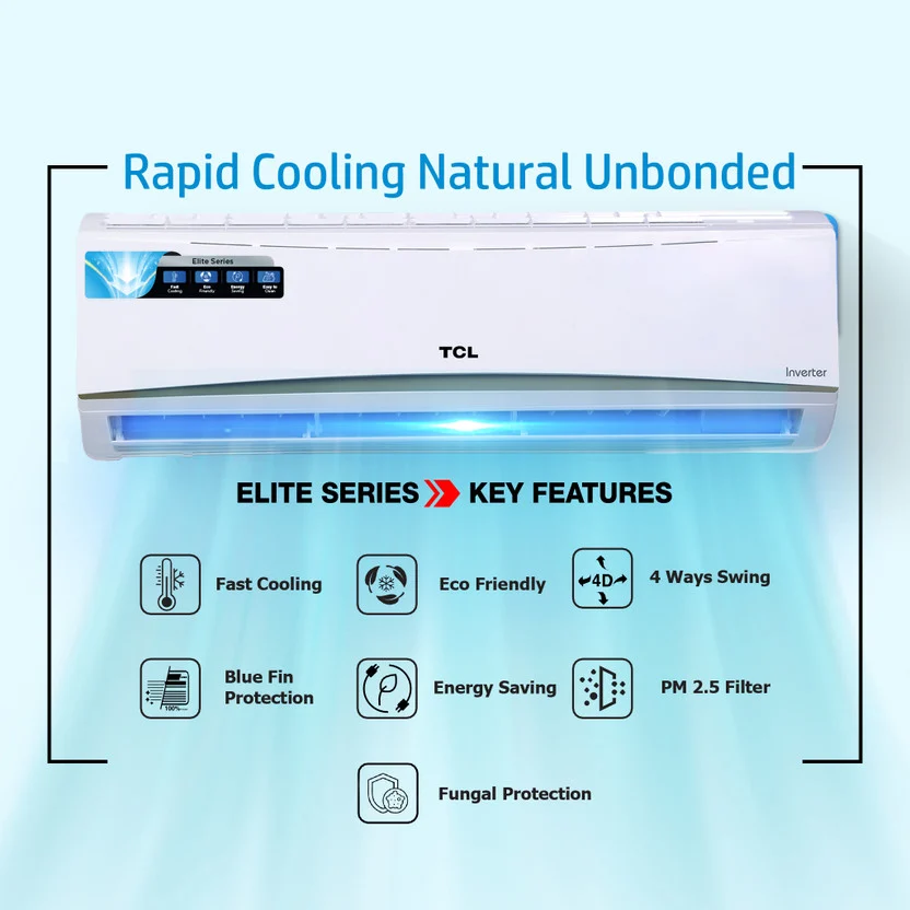 TCL 2026 Model 1.5 Ton 3 Star Split Inverter 7 Step Convertible w - Image 5