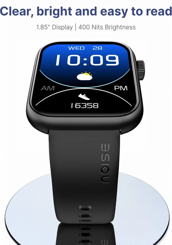 Noise Icon Rise 1.85" Display, BT Calling, Functional Rotating Cr - Image 5