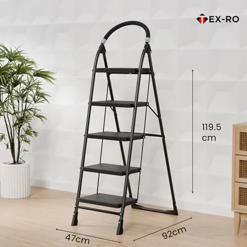 TEX-RO Foldable Ladder for Home