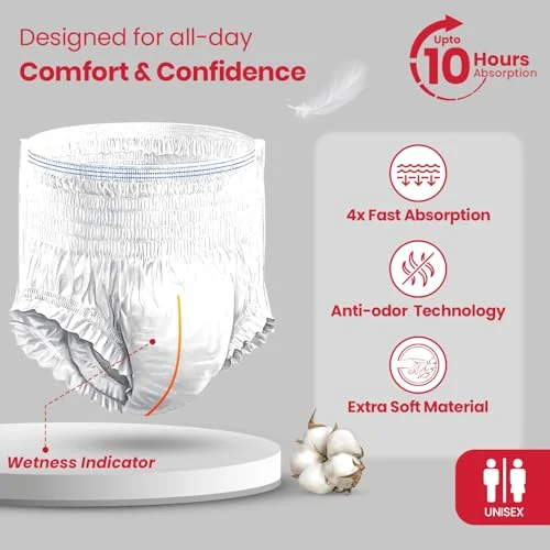 AGEasy Unisex Adult Diaper Pants