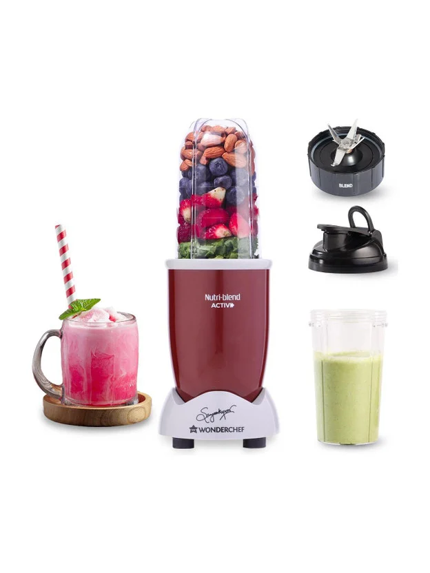 WONDERCHEF Nutri-blend 500 W Juicer Mixer Grinder (Nutri-blend Ac