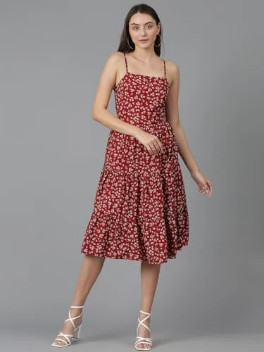 KOTTY Women's Fit and Flare Floral Print Dress - Image 6