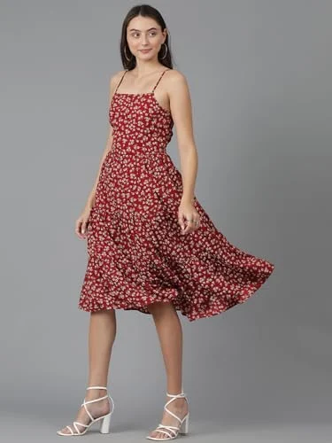 KOTTY Women's Fit and Flare Floral Print Dress - Image 7