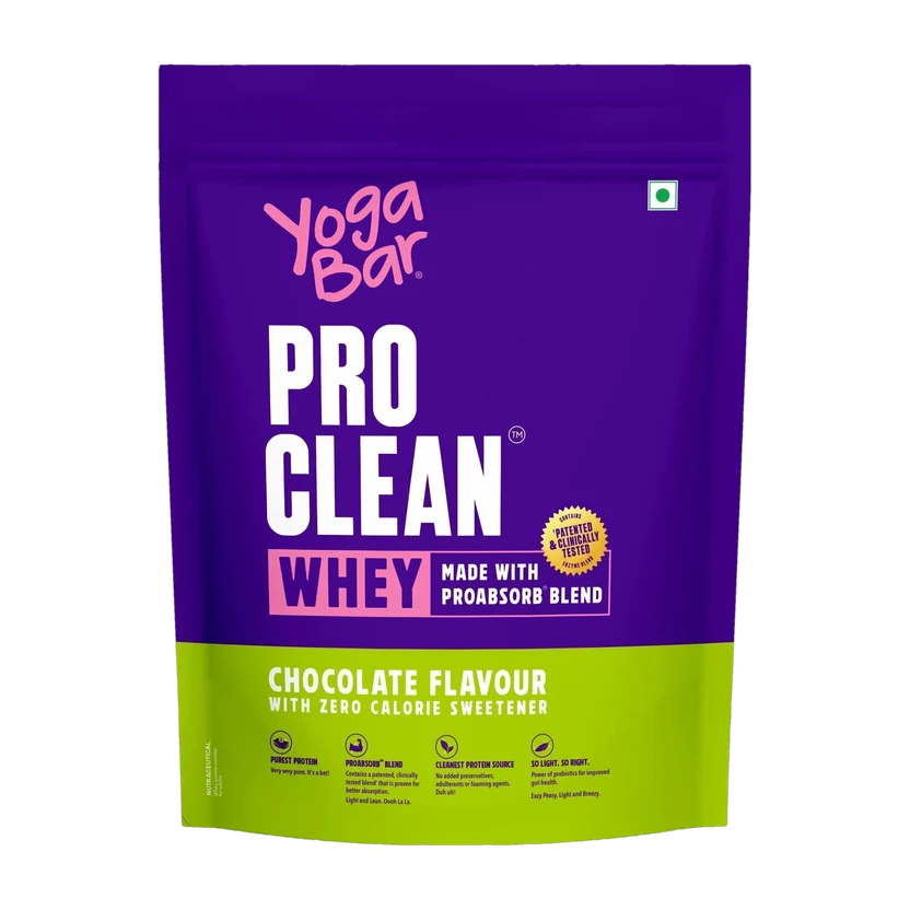 Yogabar Isolate + Concentrate Whey Protein (907 g, Delicious & Ch