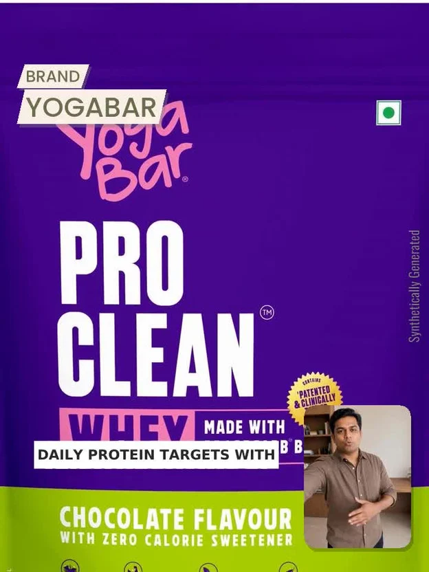 Yogabar Isolate + Concentrate Whey Protein (907 g, Delicious & Ch - Image 2