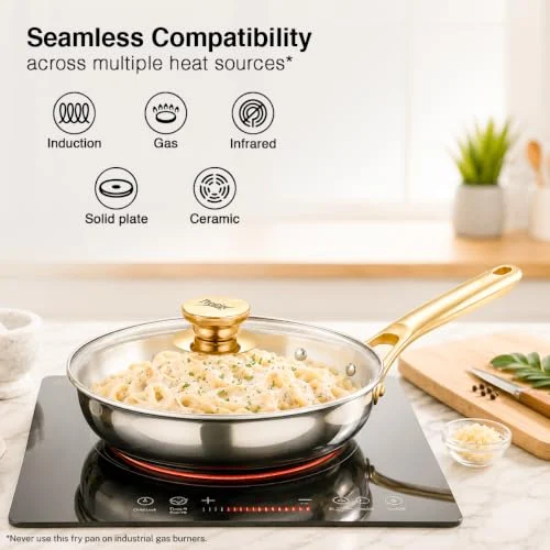 Prestige Triply Aurum Fry Pan 20 cm - Image 4