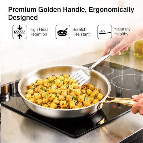 Prestige Triply Aurum Fry Pan 20 cm - Image 5