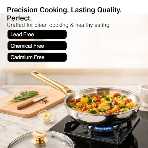 Prestige Triply Aurum Fry Pan 20 cm - Image 6