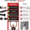 Lifelong Adjustable Pull-Up Bar For Home Gym | Best For Kids, Men - Image 3