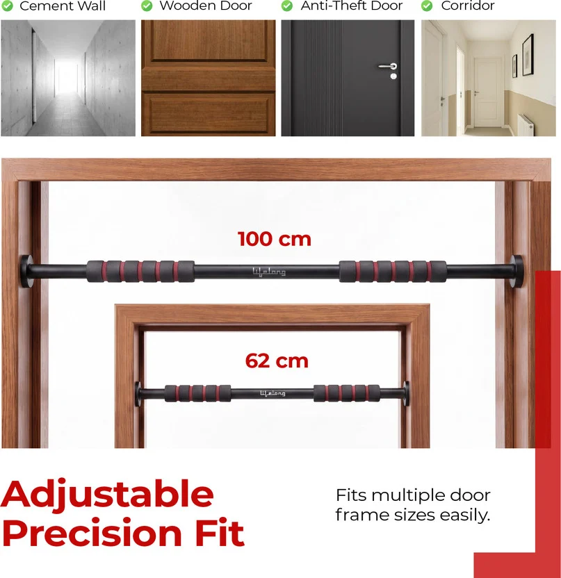 Lifelong Adjustable Pull-Up Bar For Home Gym | Best For Kids, Men - Image 5