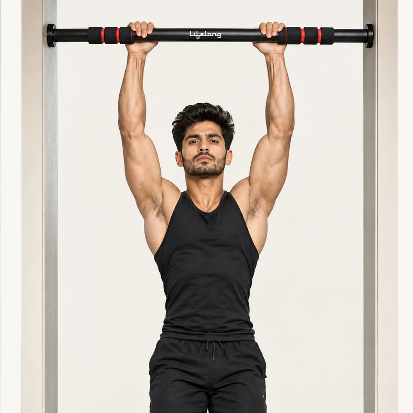 Lifelong Adjustable Pull-Up Bar For Home Gym | Best For Kids, Men - Image 10