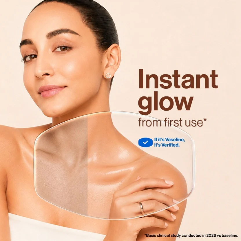Vaseline Cocoa Glow Serum in Lotion With 100% Pure Cocoa Body Lot - Image 3