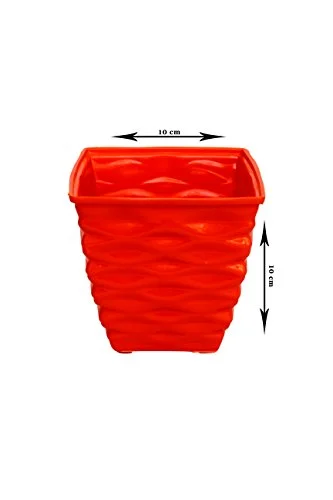 GARDENS NEED 110003 Plastic Diamond Pot Set (Multicolored, 5-Pieces) - Image 3