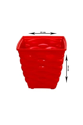 GARDENS NEED 110003 Plastic Diamond Pot Set (Multicolored, 5-Pieces) - Image 6
