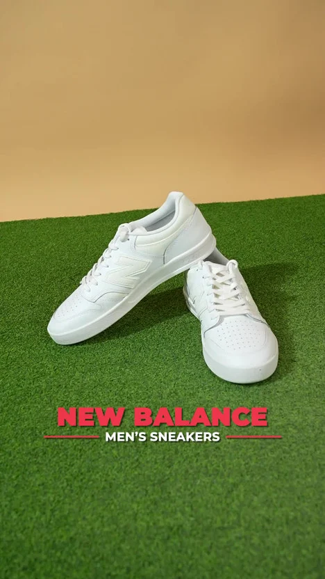 New Balance BB480 Sneakers For Men (White , 10) - Image 2