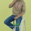 GAP Men Full Sleeve Self Design Hooded Sweatshirt - Image 2