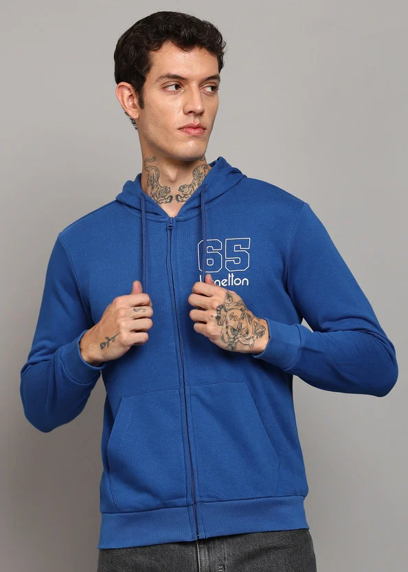 GAP Men Full Sleeve Self Design Hooded Sweatshirt - Image 8